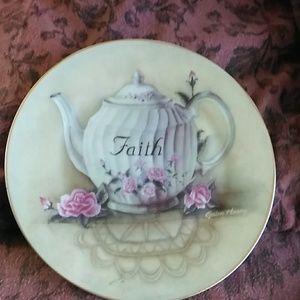 C& F Collectables plate "Faith  " by Galan Huang